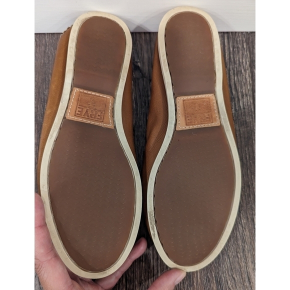 Frye Brown Soft Leather Loafer Slip On Shoes Size 5.5 - Picture 5 of 10